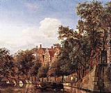Jan van der Heyden View of the Herengracht, Amsterdam painting
